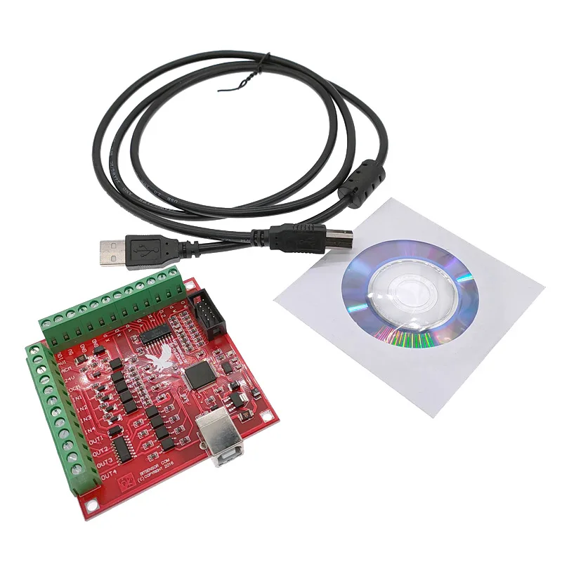 Breakout Board CNC USB MACH3 4 - đánh giá và giá Mach3 Usb Cnc Controller 4 Axis 100Khz